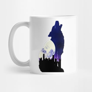 Midnight Wolf Mug